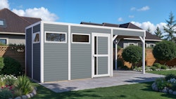 Bertilo Element-Gartenhaus Cubus 3 Lounge - 19 mm