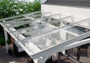 Vorschaubild Skan Holz Echtglas-Dacheindeckung für Terrassenüberdachungen (im Austausch mit Polycarbonat)