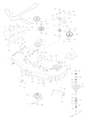 Husqvarna Nullwendekreismäher kommerzielle Nutzung 966613502 P-ZT 60