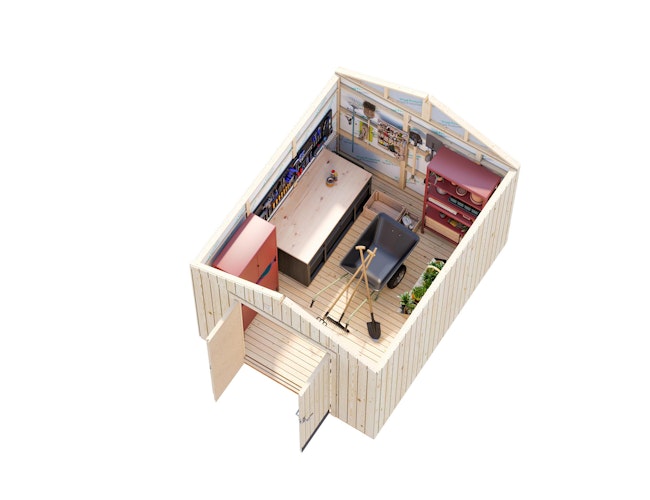 Palmako Gerätehaus Martin 8,4 m² - 18+70 mm