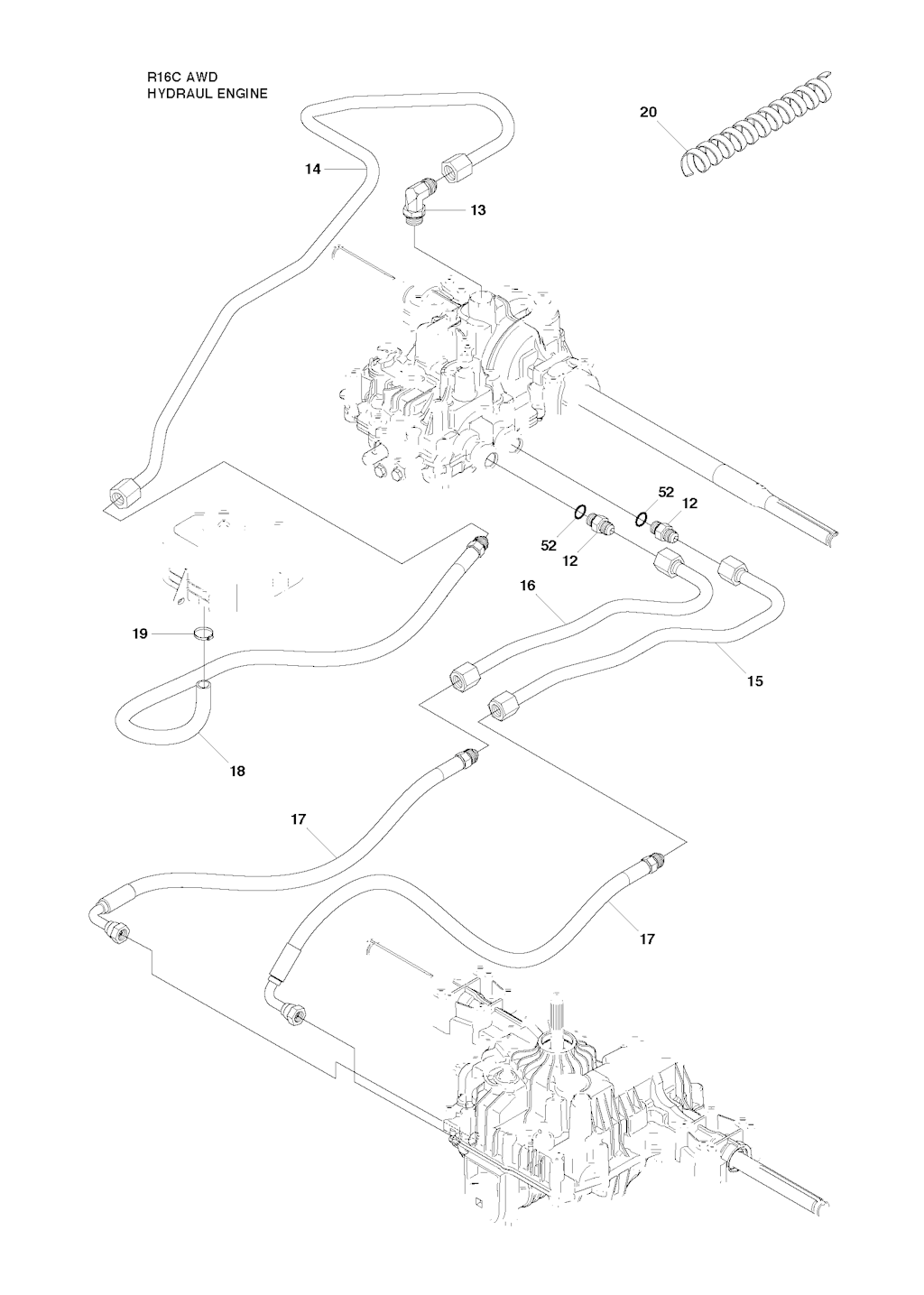 Explosionszeichnung Ersatzteile