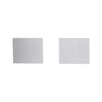 Griffwerk FRAME | DESIGN MANUFAKTUR ROSETTE -Edelstahl matt Rosettenpaar eckig -Prontofix -Blind