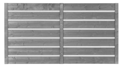 BM Serie TYP 224 Zaunfeld, 180 x 90cm, Fichte Hellgrau/Cremeweiß