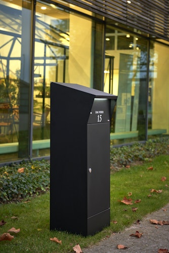 ALLUX Bjørn Paket-Briefkasten mit LED-Licht