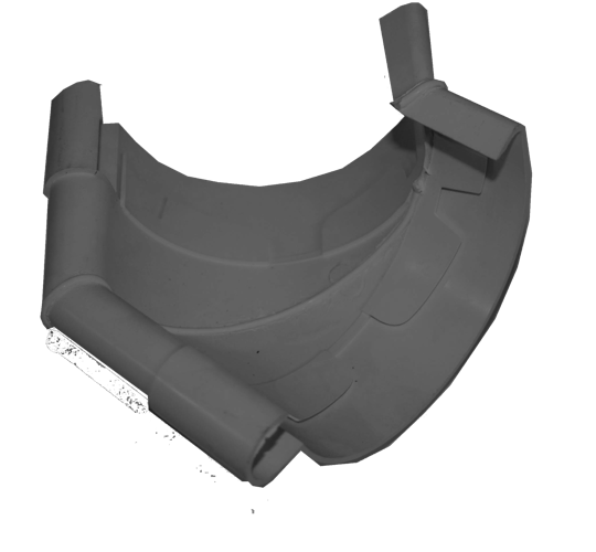 Außenwinkel 90° zum Kleben, RG100 Typ 300 anthrazit