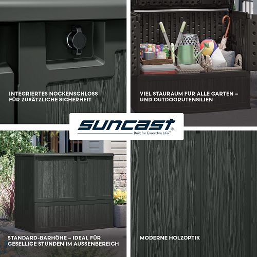 Suncast Kunststoff-Gartenschrank 738 L