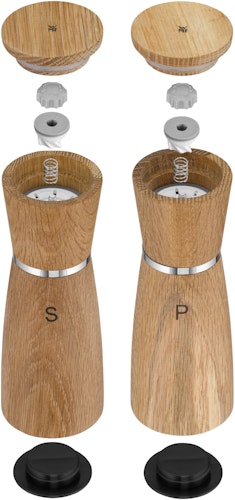 WMF Salz-/ Pfeffermühlen-Set 2-teilig Ceramill Nature