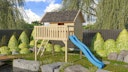 Vorschaubild Akubi Stelzenhaus Fidel mit Satteldach inkl. Wellenrutsche