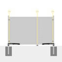 Vorschaubild TraumGarten SYSTEM BOARD XL Doppeltor auf Maß mit E-Antrieb