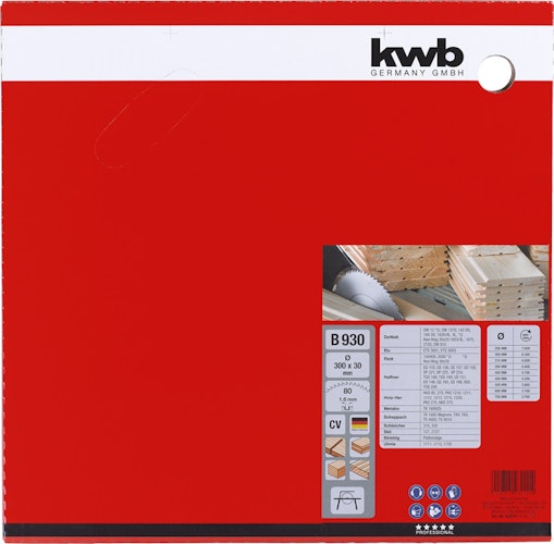 kwb Bk-Sägebl. CV Ø 300 x 30  Z80 593011