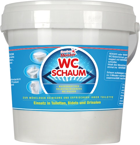 WC Schaum- kraftvoller WC Reiniger 1kg