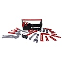 Vorschaubild Einhell KIDS Werkzeugbox, 24tlg. Handwerks-&Zubehör- satz, ca. 28x15x14cm, mit abnehmbarem Zentimetermaß (25cm)