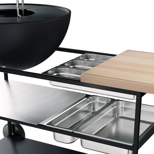 höfats FIRE KITCHEN Edelstahlbehälter-Set (5-teilig)