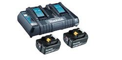 Makita Power Source Kit Li 18,0V/5Ah 2 Akkus und Doppel-Ladegerät 199482-2