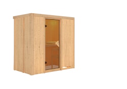Karibu Sauna Variado mit Fronteinstieg 68 mm inkl. gratis Sauna-Zubehörset im Wert von 234,94 €
