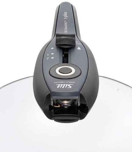 Silit Silargan® Sicomatic t-Plus Schnellkochtopf-Set 4,5 l und 3,0 l, Black