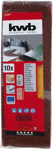 kwb 10Schl-Bänd Korund 75x533 K 40 902504