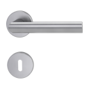 Vorschaubild Griffwerk Türgriff OVIDA K3 Edelstahl matt - Klipptechnik