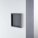 Vorschaubild Flexo Loft-Schiebetür-Komplettset schwarz mit Schiebetürbeschlag und Loft-Türblatt in Klarglas oder Milchglas