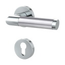 Vorschaubild Griffwerk CHRISTINA Klipptechnik -Edelstahl poliert/matt Rosettengarnitur -Klippt. -PZ -TS 40-45mm