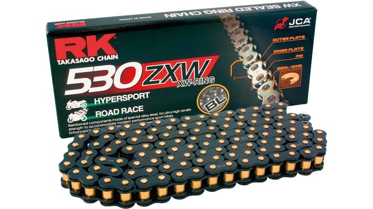 RK Kette BL530ZXW Black Scale, 118 Glieder