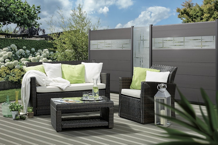 TraumGarten SYSTEM Designgitter PULS Edelstahl