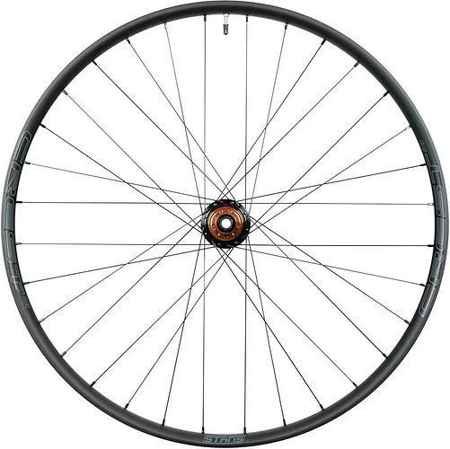 Stan's NoTubes Laufrad CREST MK4 27,5 Zoll schwarz/grau VR, 6-Loch Scheibenbremse, 15 x 110 mm