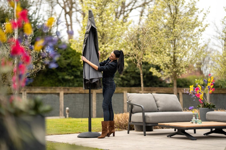 Winza Outdoor Covers Premium Schutzhülle für Marktschirm bis Ø 400 cm, 220 x 40 cm - Abverkauf