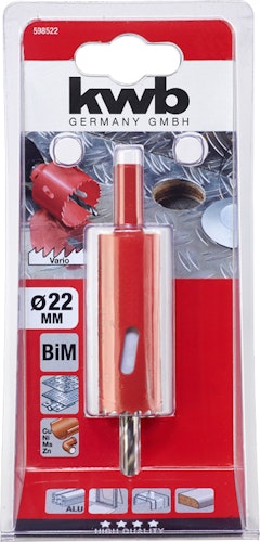 kwb Bi-Met.Lochsäge m.Sch+Bo 22 mm 598522