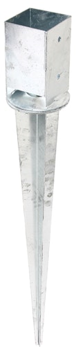 Alberts® Einschlaghülse 900mm mit verstellbarem Topf für verschiedene Pfostenstärken