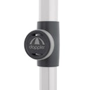 Vorschaubild doppler Mittelmastschirm EXPERT 220 x 140 Auto-Tilt, Aluminium Silber / 100 % Polyester 180 g/m²