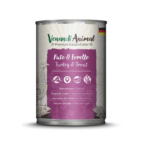 Venandi Animal 400 Gramm Katzennassfutter