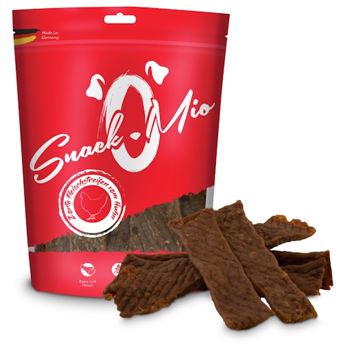 SnackOMio Fleischstreifen 125 Gramm Hundesnack