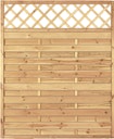 Vorschaubild T&J Maxi Massivzaun Ranki 150 x 180 cm