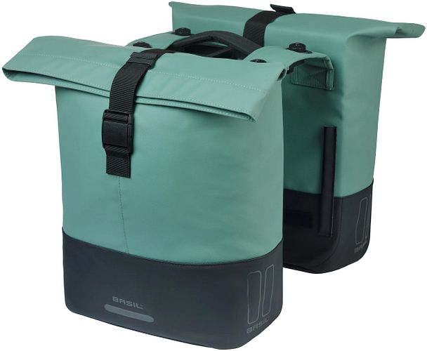 Basil Doppeltasche Cove schwarz/grün