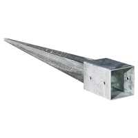 T&J Einschlagbodenhülse 91 x 91 x 750 mm, für Pfosten 9 x 9 cm