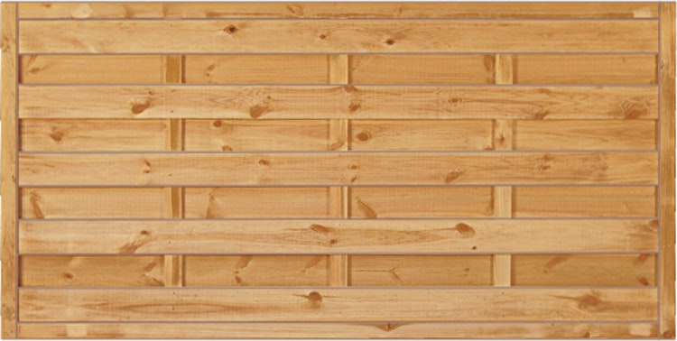 T&J Maxi Massivzaun 180 x 90 cm