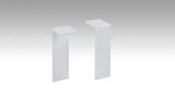 MEISTER Verbindungsstück Fußleiste Profil 8PK/18PK (2 Stk./VPE selbstklebend)  Weiß 2001Zubehörbild