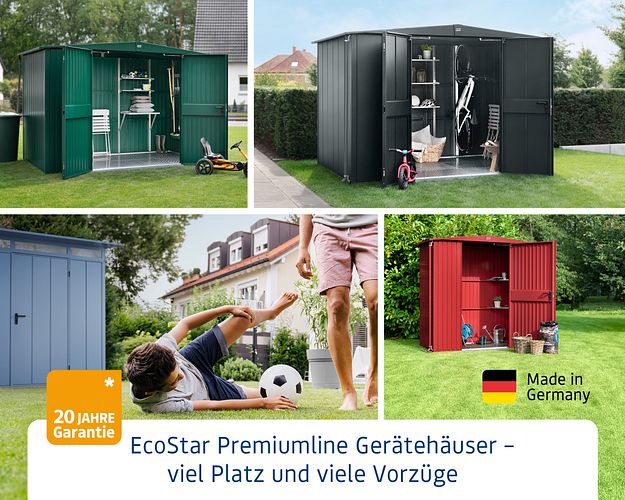 Hörmann Fahrradhalter für Gerätehaus EcoStar (senkrecht)