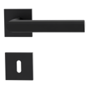 Vorschaubild Griffwerk VAYA 137 TRI fast2fix Fast2Fix GK3 Rosetten eckig Buntbart Graphitschwarz