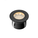 Vorschaubild Lightpro Bodeneinbaustrahler Onyx 60 RA 12V mit anthrazitfarbenen Ring 23 lm