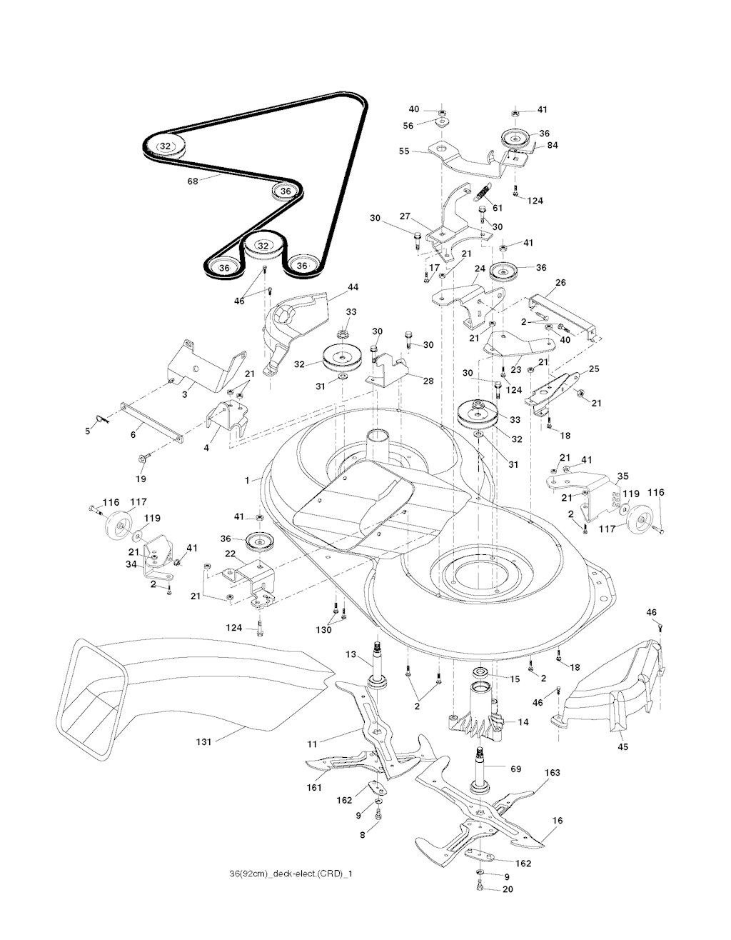 Explosionszeichnung Ersatzteile