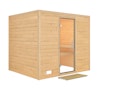 Vorschaubild Karibu Sauna Sonara - Massivholzsauna mit Fronteinstieg 38 mm inkl. gratis Sauna-Zubehörset im Wert von 234,94 €