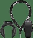 Vorschaubild Axa Imenso Large Rahmenschloss-Set schwarz abziehbarer Schlüssel