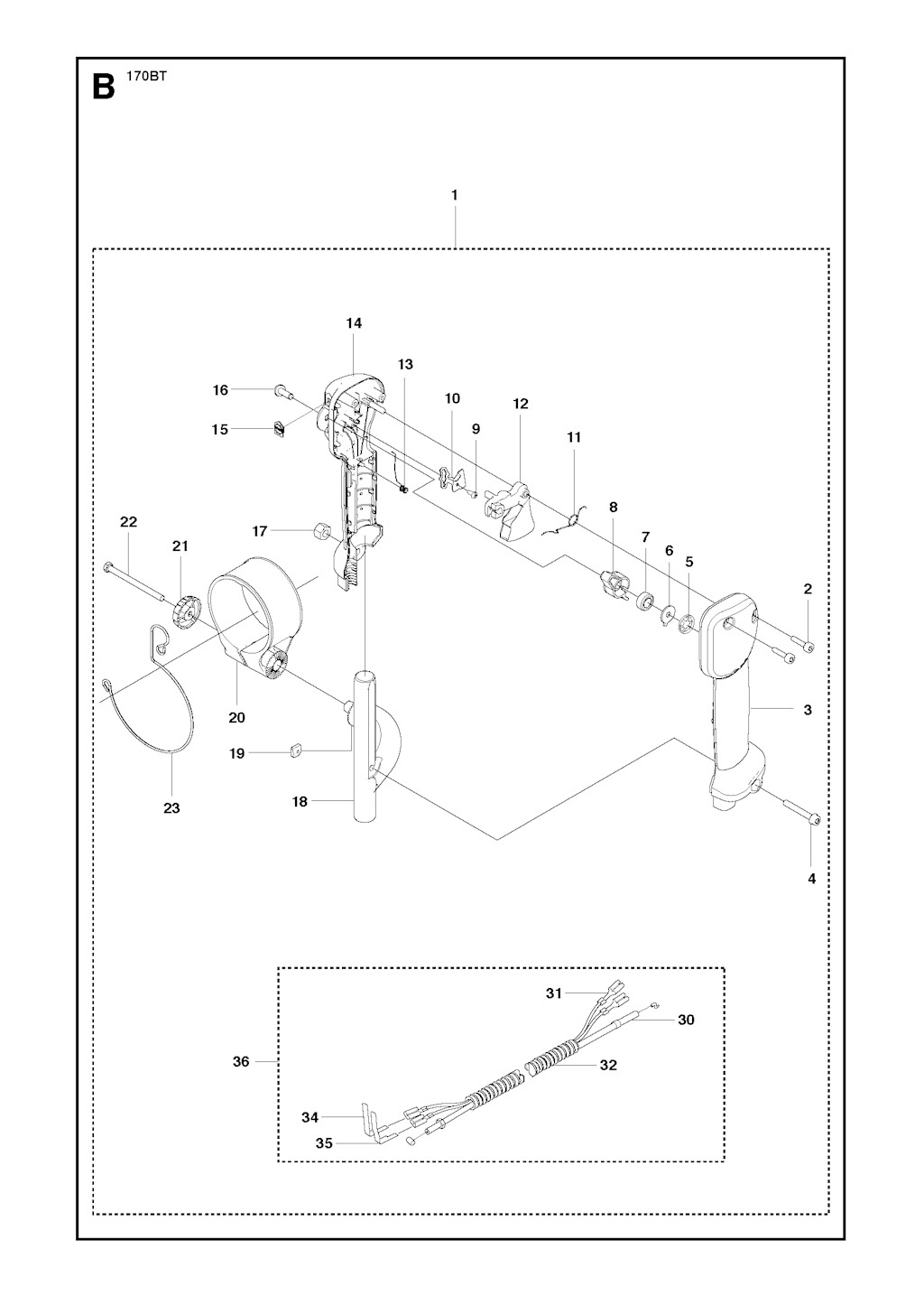 Explosionszeichnung Ersatzteile