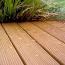 Vorschaubild OSMO Terrassendiele Bangkirai genutet/glatt Standard & Better- 38x145mm