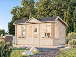 Palmako Gartenhaus Claudia Pentroof (Stufendach) 11,5 m² - 34 mm