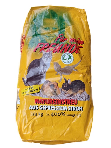 Tima Strohgranulat 'Für meine Freunde' Kleintiereinstreu