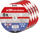 Vorschaubild kwb 5 Trennscheiben Metall 230 791995