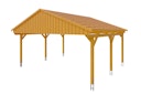 Vorschaubild Skan Holz Fichtelberg - Satteldach Doppelcarport Breite 618 cm